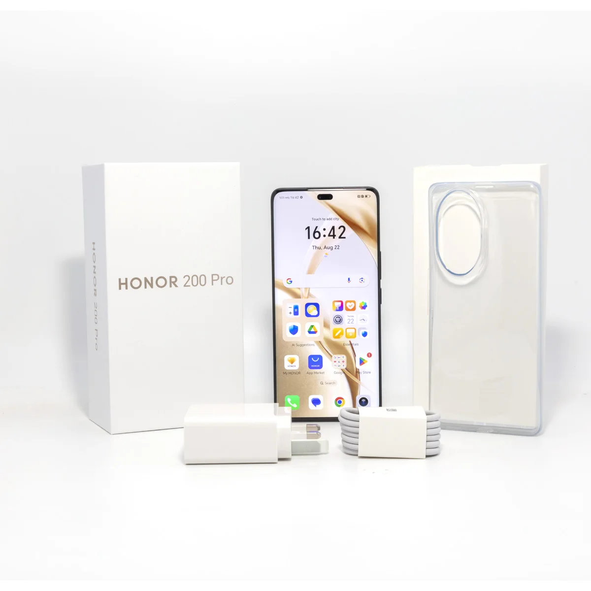 2024 글로벌 버전 HONOR 200 프로 스마트폰, 스냅드래곤 8s 3 세대 5G, 6.78 인치, 120Hz AMOLED 디스플레이, 지지대 HONOR 100W 슈퍼차지