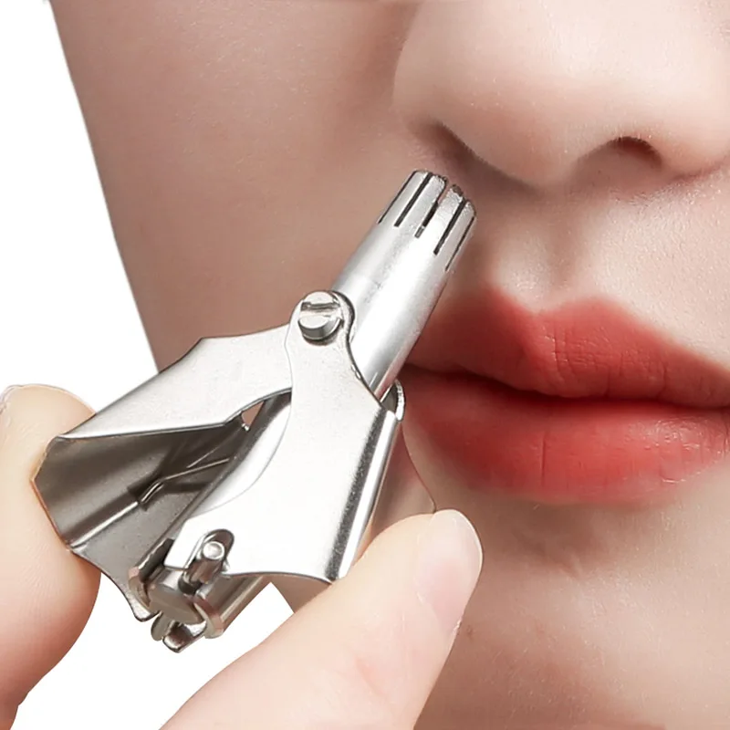 남녀공용 코 헤어 트리머, 무소음, 세척 가능, 수동 비강 헤어 트리머 title=남녀공용 코 헤어 트리머, 무소음, 세척 가능, 수동 비강 헤어 트리머 
