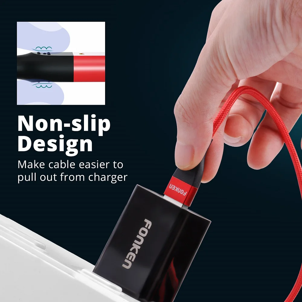 FONKEN 마그네틱 충전 케이블, USB C 타입, 마그네틱 휴대폰 충전기 케이블, 리얼미 gt6 용, 마이크로 USB, 안드로이드 충전 코드