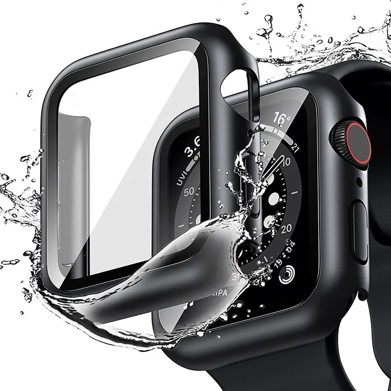 애플 워치 밴드용 케이스, 보호대 PC 범퍼, iWatch, 44mm, 40mm, 42mm, 38mm, 40mm, 44mm, 9, 8, 7, 6, SE, 5, 4, 3, 45mm, 41mm, 울트라 2, 49mm