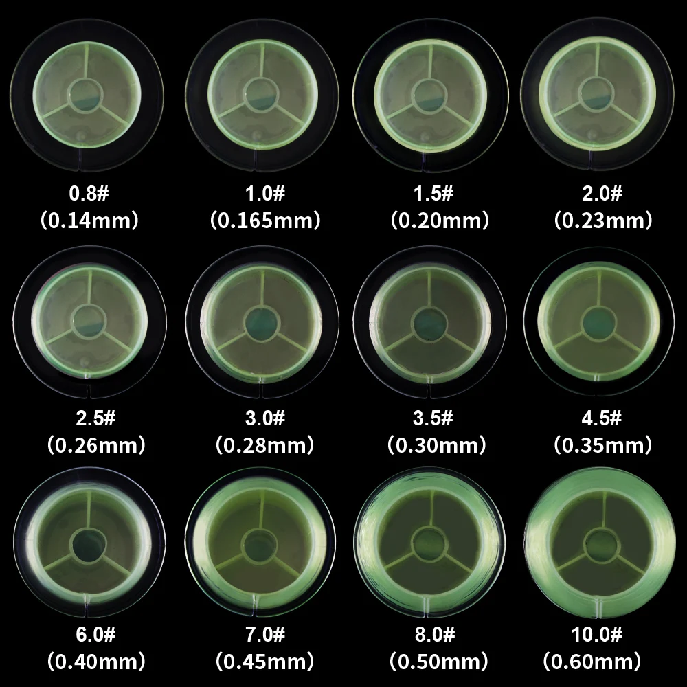 FTK 불화 탄소 코팅 낚싯줄, 보이지 않는 낚싯줄, 0.20mm-0.50mm, 4.13LB-34.32LB, 초강력 반점 라인, 120m