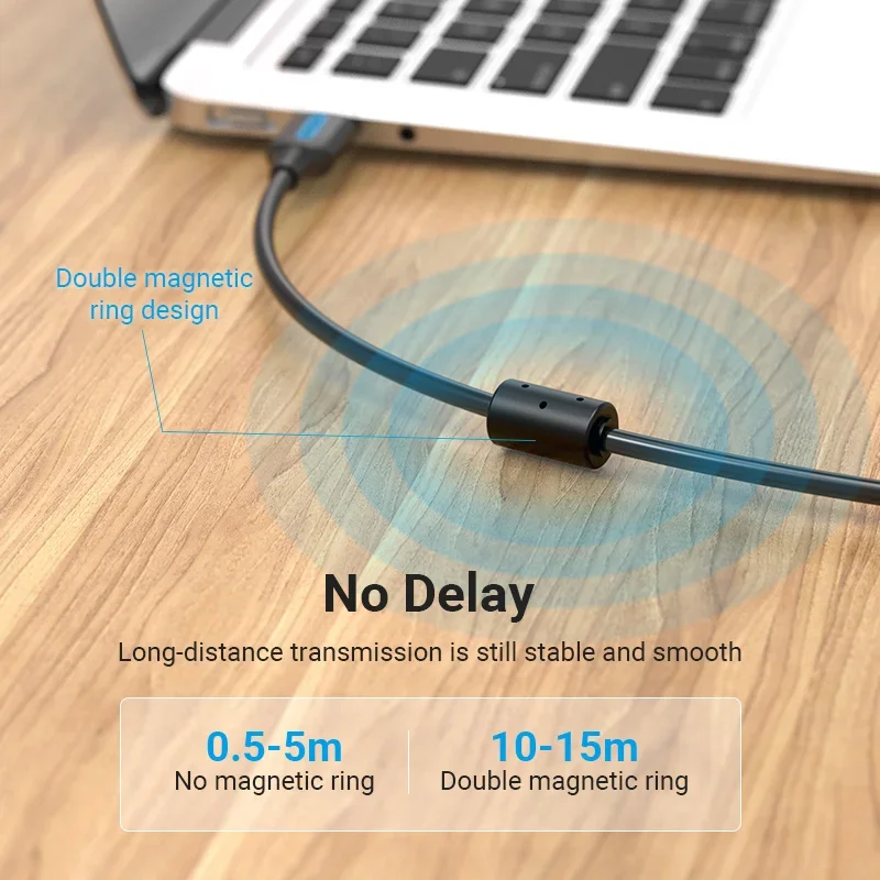 Vention-USB 프린터 케이블 USB 유형 B Male to A Male USB 2.0 케이블, 캐논 엡손 HP ZJiang 라벨 프린터 USB 2.0 프린터 케이블