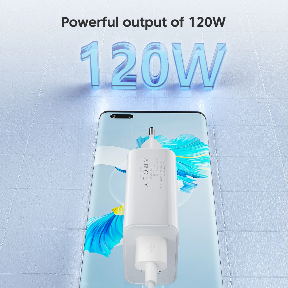 120W USB 고속 충전기 3.0 USB C 타입 케이블, 아이폰 14 샤오미 삼성 화웨이용 휴대폰 충전기 어댑터