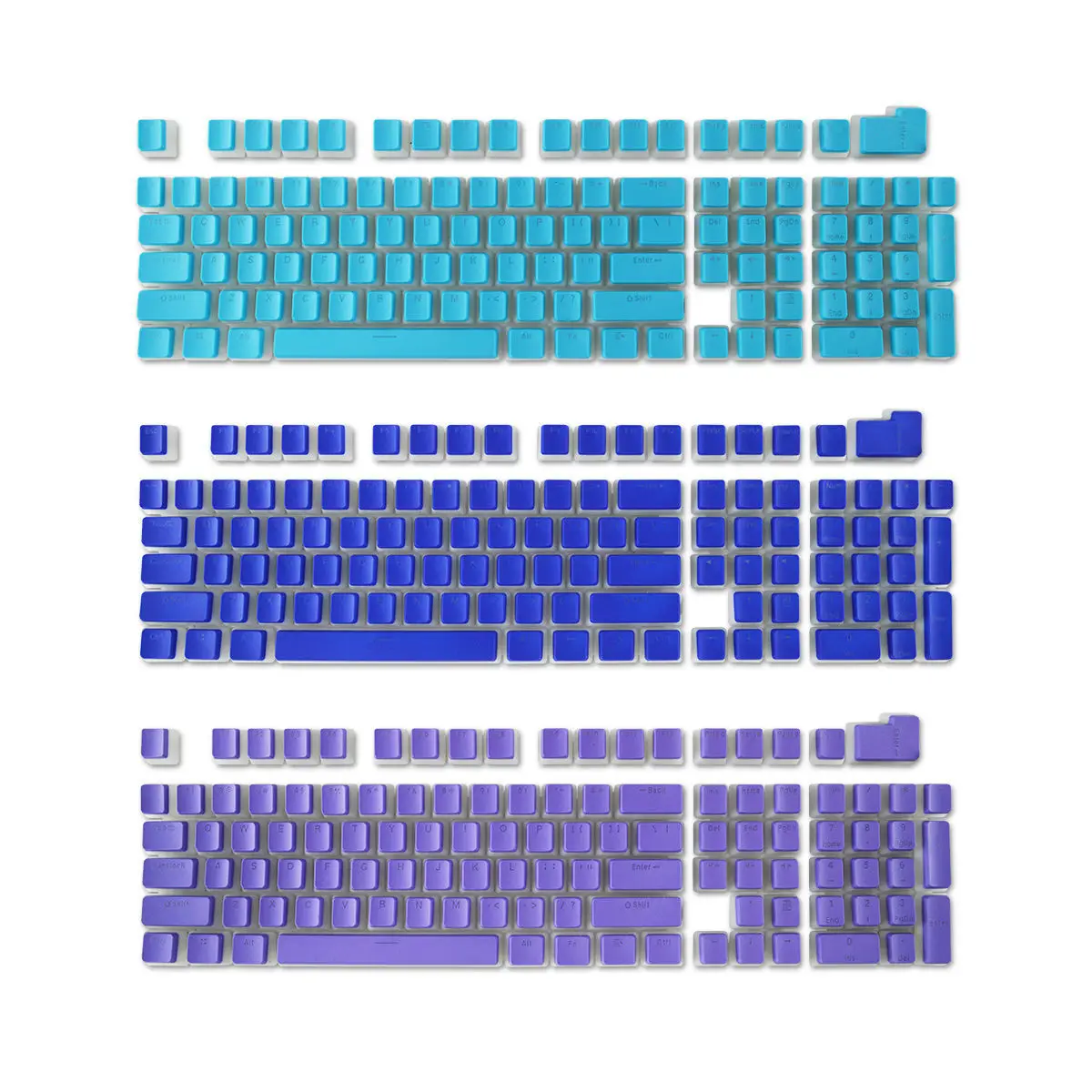 OEM 프로필 PBT 키캡 108 키 푸딩 키캡, 체리 MX 스위치 기계식 키보드 RGB 게이머 백라이트 키캡, 사용자 정의 DIY