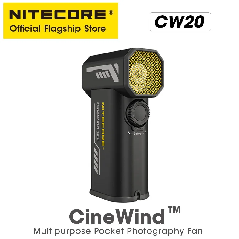 NITECORE 다목적 포켓 사진 선풍기, 캐논, 소니, 짧은 비디오 캠핑용, 전기 휴대용 선풍기, 무단 바람 송풍기, CW20 title=NITECORE 다목적 포켓 사진 선풍기, 캐논, 소니, 짧은 비디오 캠핑용, 전기 휴대용 선풍기, 무단 바람 송풍기, CW20 