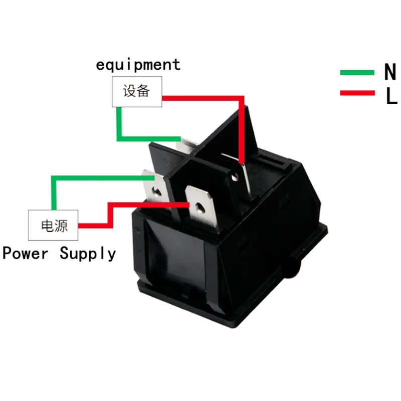 AC 고전류, ON/OFF, 용접 기계용 특수, 스털링 실버 포인트, 로커 전원 단추 스위치, 30/40A, 250V, 1 개