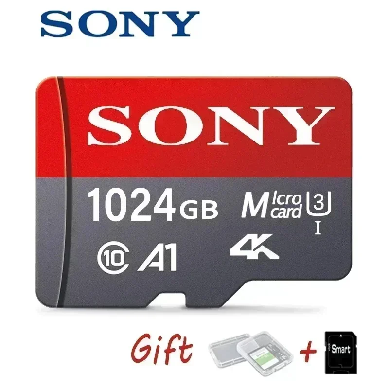 소니 마이크로 SD 카드 미니 메모리 카드, 클래스 10, 32GB, 64GB, 128GB, 256GB, U3, 4K, 고속 플래시 메모리 TF 메카드 C10