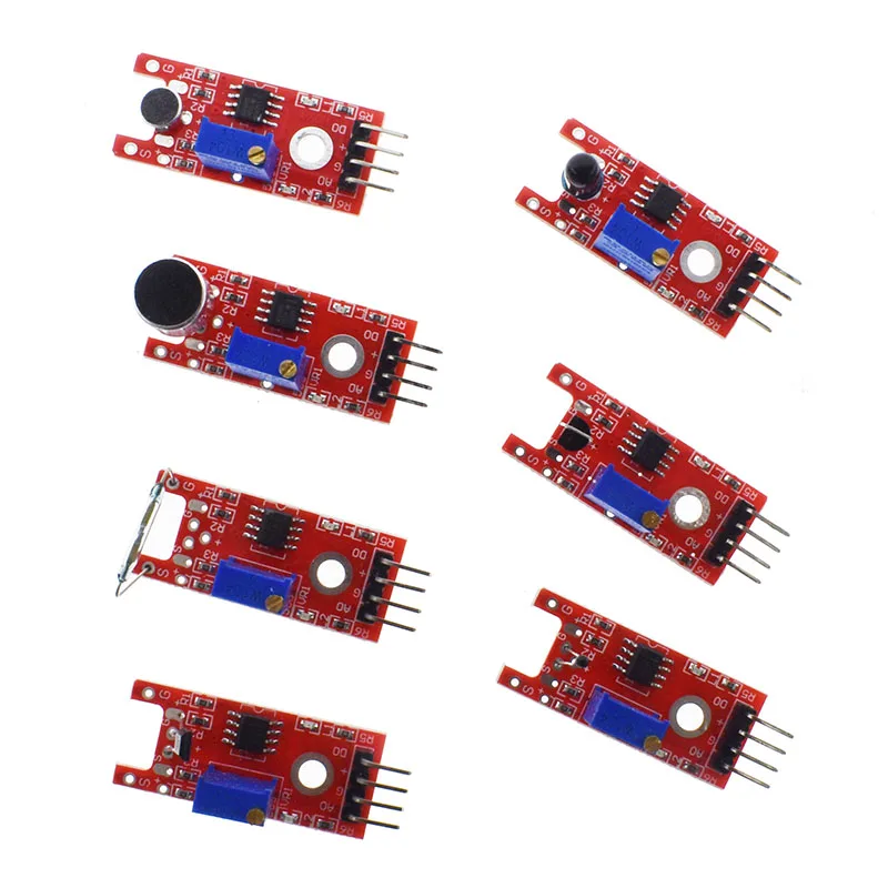 Arduino용 센서 모듈 스타터 키트, 37 in 1 센서 키트, 37 in 1 센서 키트, 화이트 박스, 45 in 1