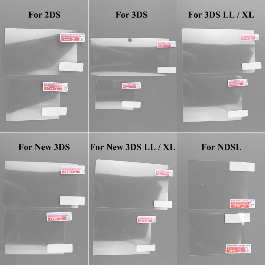 닌텐도 DSL NDSL용 상단 하단 HD 투명 보호 필름, 2DS 용, 3DS XL LCD 화면 보호기, 1 개 title=닌텐도 DSL NDSL용 상단 하단 HD 투명 보호 필름, 2DS 용, 3DS XL LCD 화면 보호기, 1 개 