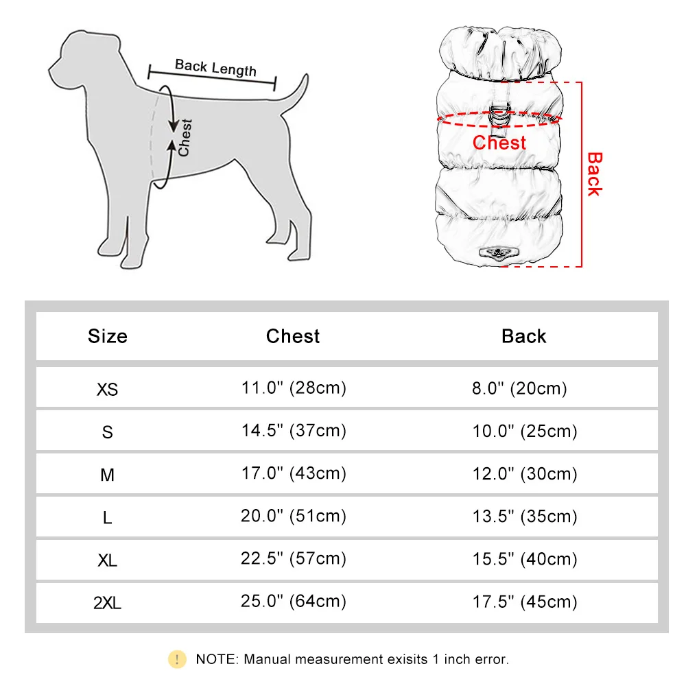 겨울 패딩 강아지 고양이 코트 재킷, 소형 중형견 치와와 프렌치 불독 푸들 조끼, 애완 동물 복장, 부드럽고 따뜻한 강아지 옷