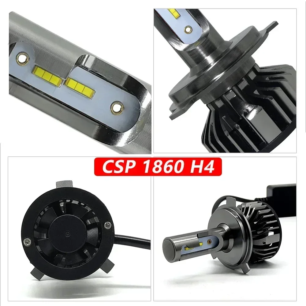 자동차 헤드 라이트 CSP 28000LM 130W H4 LED H7 Canbus H1 H3 H8 H11 9005 9006 9007 880 8000K 6000K 자동차 자동 전조등 Led 조명 자동차