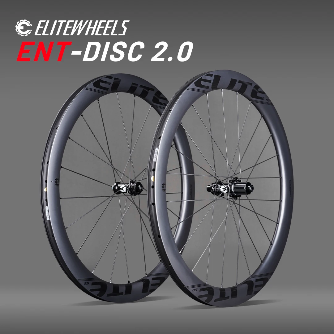 ELITEWHEELS 카본 휠 ENT 2.0 디스크 브레이크, 700c 카본 림 센터 락 로드 바이크 휠셋, UCI 품질 로드 레이싱 휠셋 title=ELITEWHEELS 카본 휠 ENT 2.0 디스크 브레이크, 700c 카본 림 센터 락 로드 바이크 휠셋, UCI 품질 로드 레이싱 휠셋 