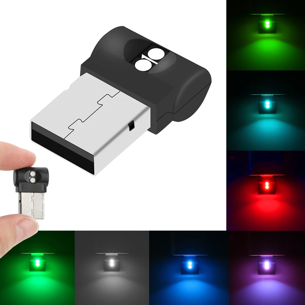 미니 USB LED 자동차 조명, 자동차 인테리어 분위기 조명, 비상 조명, PC 자동 다채로운 장식 램프, 자동차 액세서리 title=미니 USB LED 자동차 조명, 자동차 인테리어 분위기 조명, 비상 조명, PC 자동 다채로운 장식 램프, 자동차 액세서리 