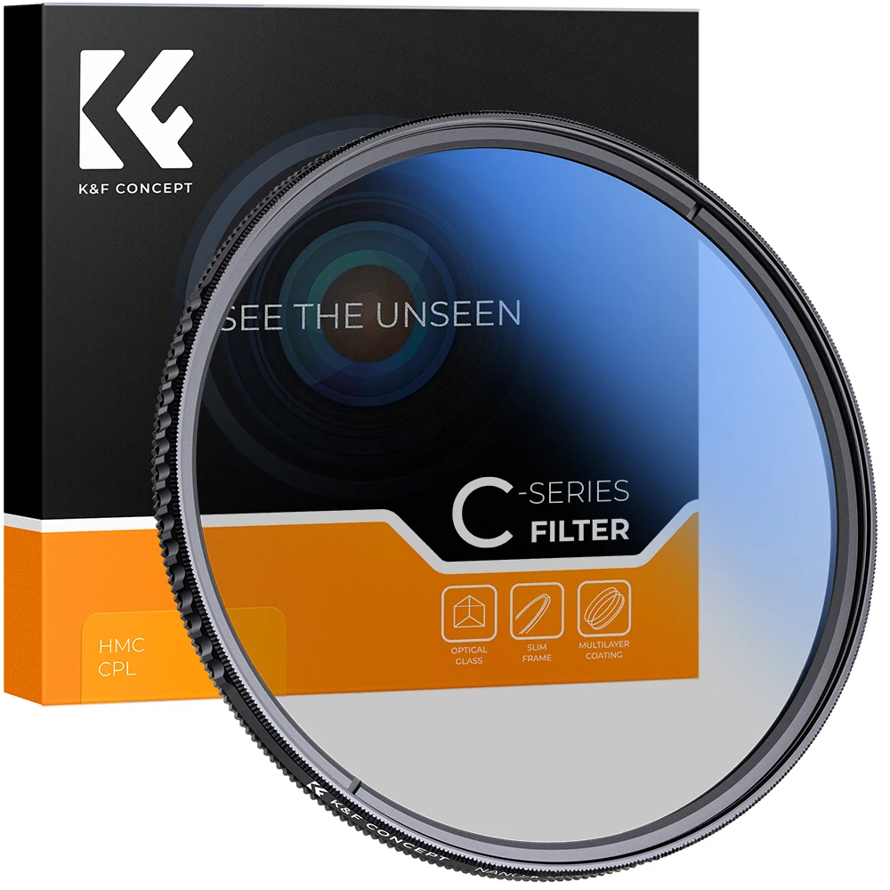 K & F 컨셉 MC CPL 원형 편광 필터, 초슬림 멀티 코팅, 청소 천 포함, 37mm, 43mm, 46mm, 49mm, 52mm, 55mm, 58mm, 62mm, 67mm, 72mm, 77mm, 82mm title=K & F 컨셉 MC CPL 원형 편광 필터, 초슬림 멀티 코팅, 청소 천 포함, 37mm, 43mm, 46mm, 49mm, 52mm, 55mm, 58mm, 62mm, 67mm, 72mm, 77mm, 82mm 