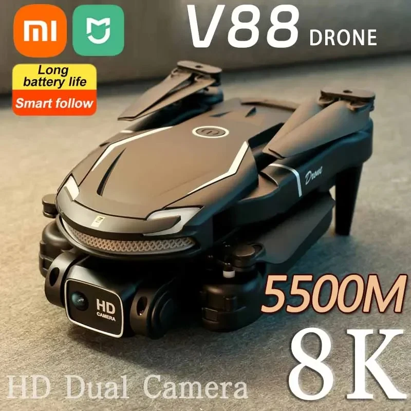 Xiaomi MIJIA V88 드론 8K 5G GPS 전문 HD 항공 사진 원격 제어 항공기 HD 듀얼 카메라 Quadcopter 장난감 UAV title=Xiaomi MIJIA V88 드론 8K 5G GPS 전문 HD 항공 사진 원격 제어 항공기 HD 듀얼 카메라 Quadcopter 장난감 UAV 