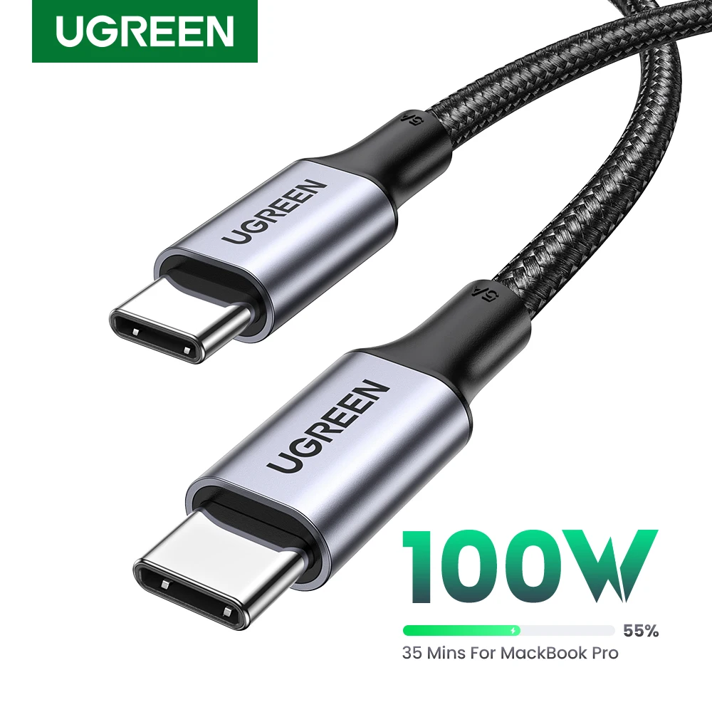 UGREEN 고속 충전기 USB C 충전 케이블, 아이폰 15, 맥북, 메이트북, 삼성 S21, 5A, 100W, QC4.0, 100W title=UGREEN 고속 충전기 USB C 충전 케이블, 아이폰 15, 맥북, 메이트북, 삼성 S21, 5A, 100W, QC4.0, 100W 