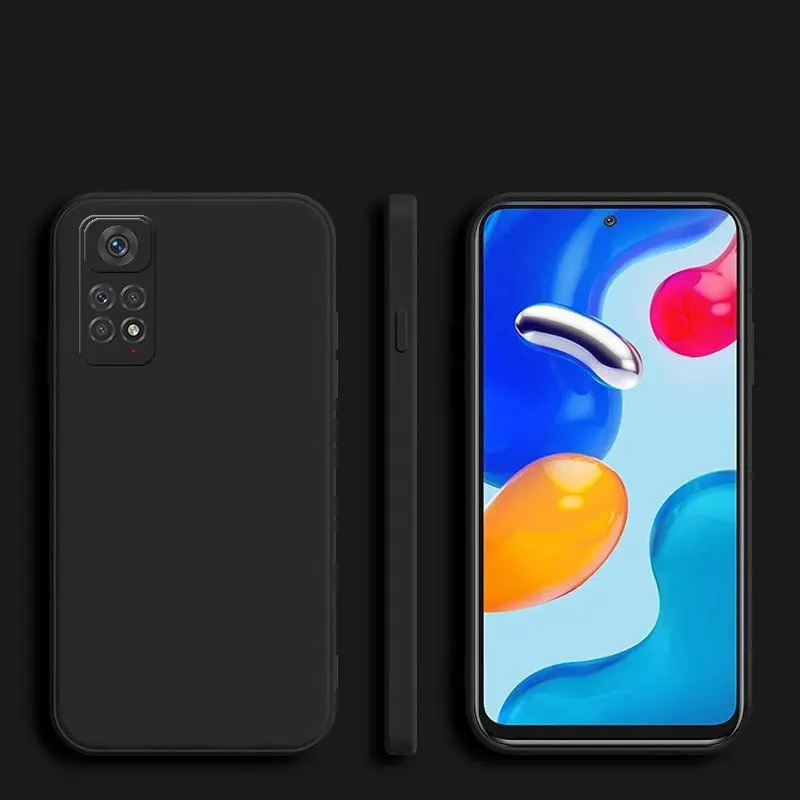 Redmi Note 12 Pro 4G 케이스, 샤오미 Redmi Note 12 Pro 커버, Funda 쉘 Capa 액체 실리콘 소프트 케이스, Redmi Note 12 Pro