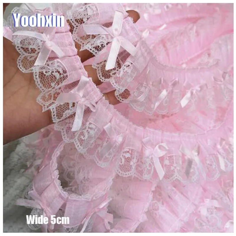 5CM 와이드 새로운 핑크 자수 3D 꽃 레이스 패브릭 트림 리본 DIY 바느질 아플리케 칼라 프린지 술 웨딩 Guipure 장식 title=5CM 와이드 새로운 핑크 자수 3D 꽃 레이스 패브릭 트림 리본 DIY 바느질 아플리케 칼라 프린지 술 웨딩 Guipure 장식 