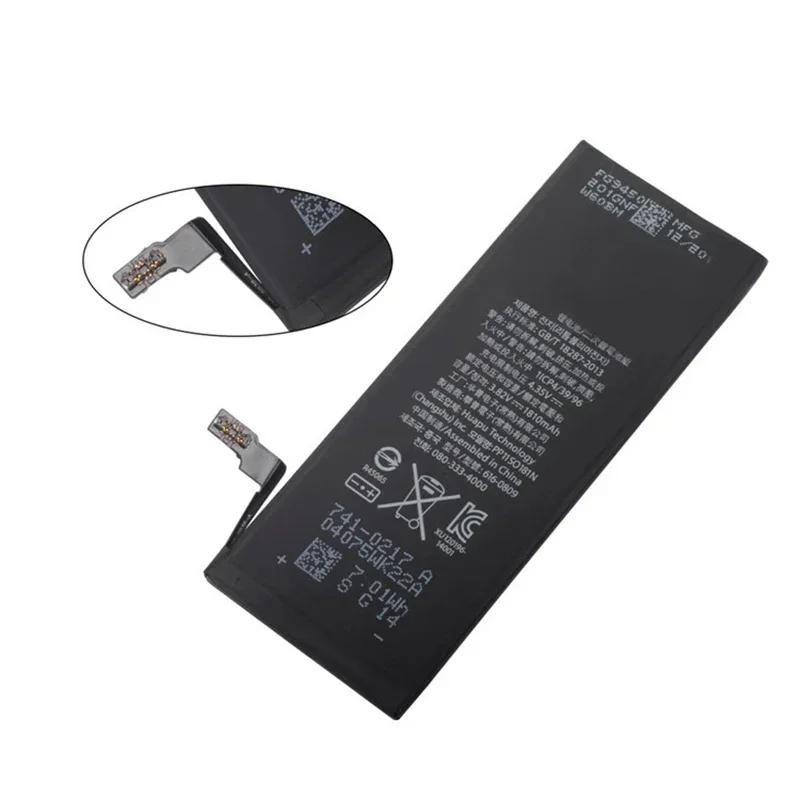 iPhone SE 2 4 4S 5 5S 5C 6 6S 7 8 Plus X XR XS 11 Pro Max 7P iPhone7 iPhonese 6splus 용 고품질 0 사이클 배터리