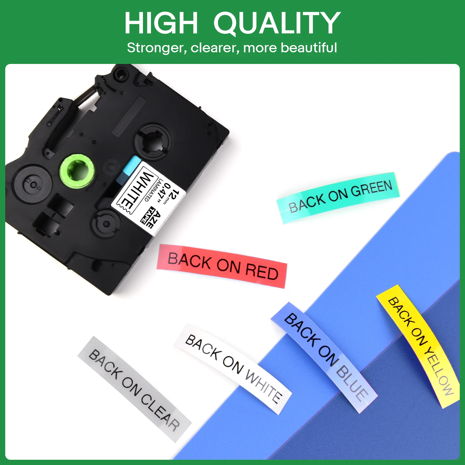 1Pcs 231 TZ 테이프 호환 Brother 라벨 테이프 6mm/9mm/12mm 631 221 241 251 Ptouch 라벨 메이커 용 라벨 리본 PTH110 PT