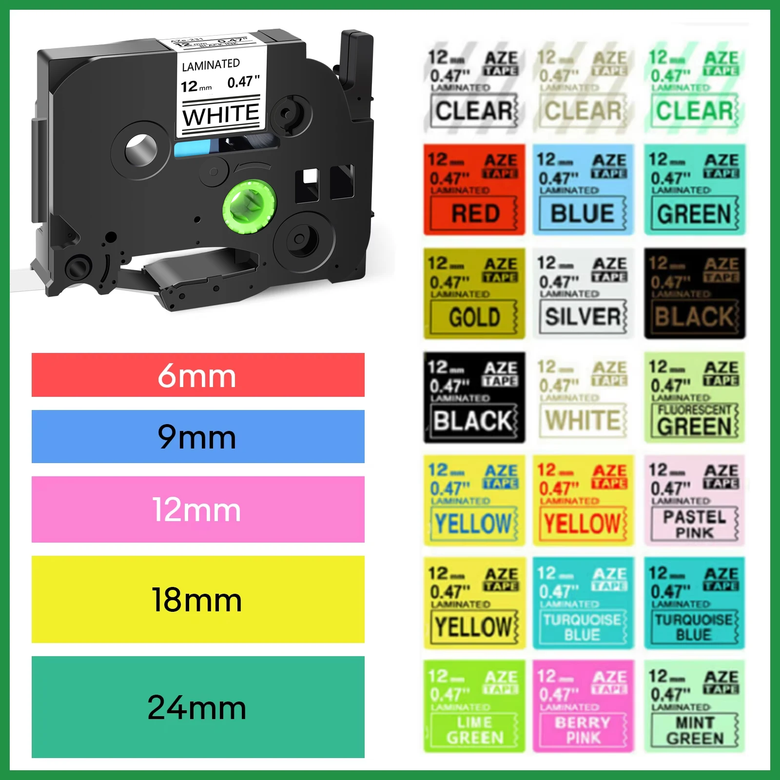 1Pcs 231 TZ 테이프 호환 Brother 라벨 테이프 6mm/9mm/12mm 631 221 241 251 Ptouch 라벨 메이커 용 라벨 리본 PTH110 PT title=1Pcs 231 TZ 테이프 호환 Brother 라벨 테이프 6mm/9mm/12mm 631 221 241 251 Ptouch 라벨 메이커 용 라벨 리본 PTH110 PT 