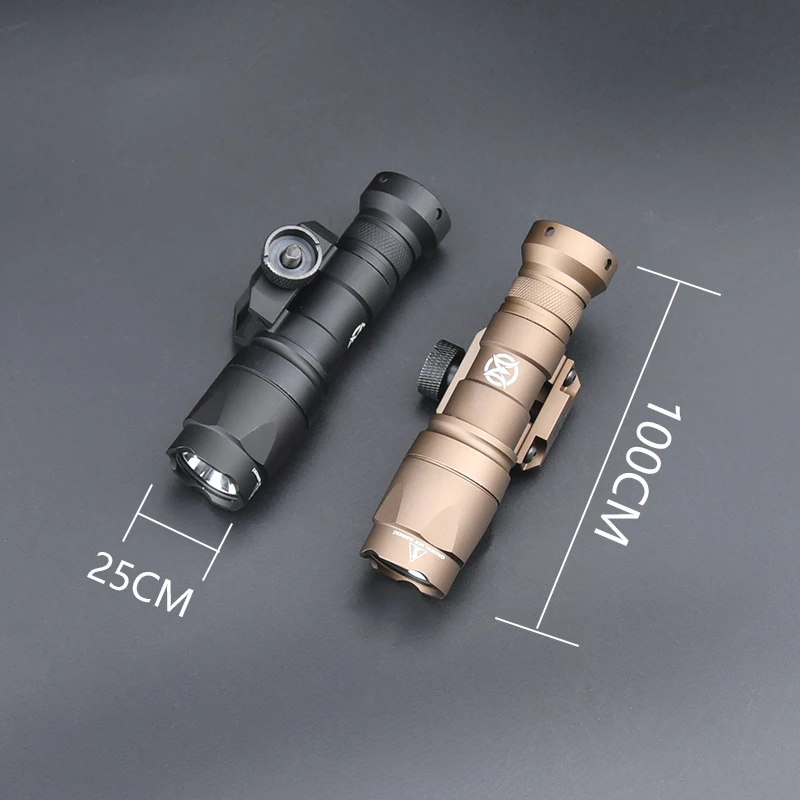 WADSN Surefir M300A M300 Tacitc 손전등 미니 무기 스카우트 사냥 LED 라이트 피트 20MM 레일 순간-on Constant-on Tail