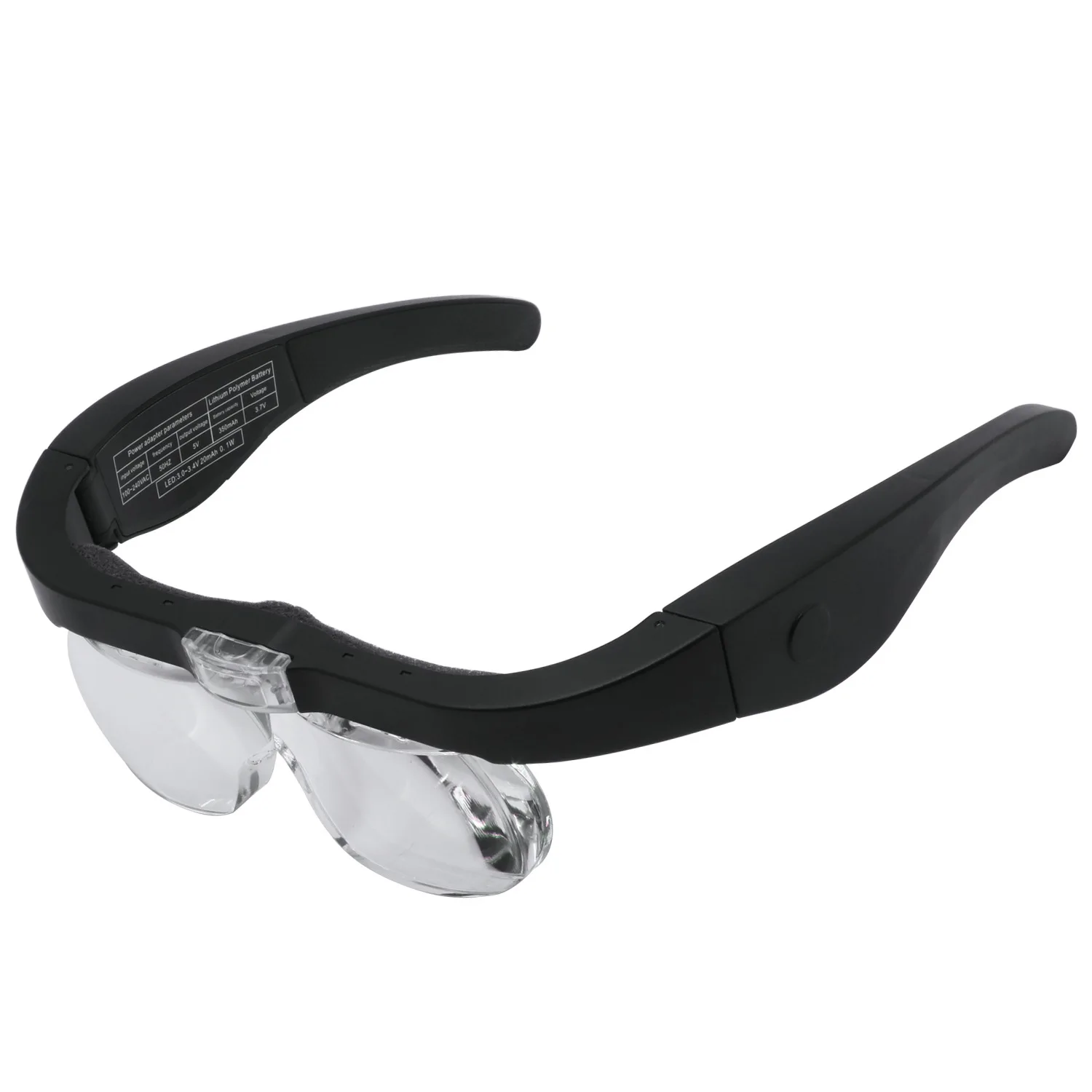 돋보기 Magnifier1.5X 2.5X 3.5X 5.0X USB 보석상 독서 용 LED 조명으로 충전식 시계 제조 업체 수리 착용