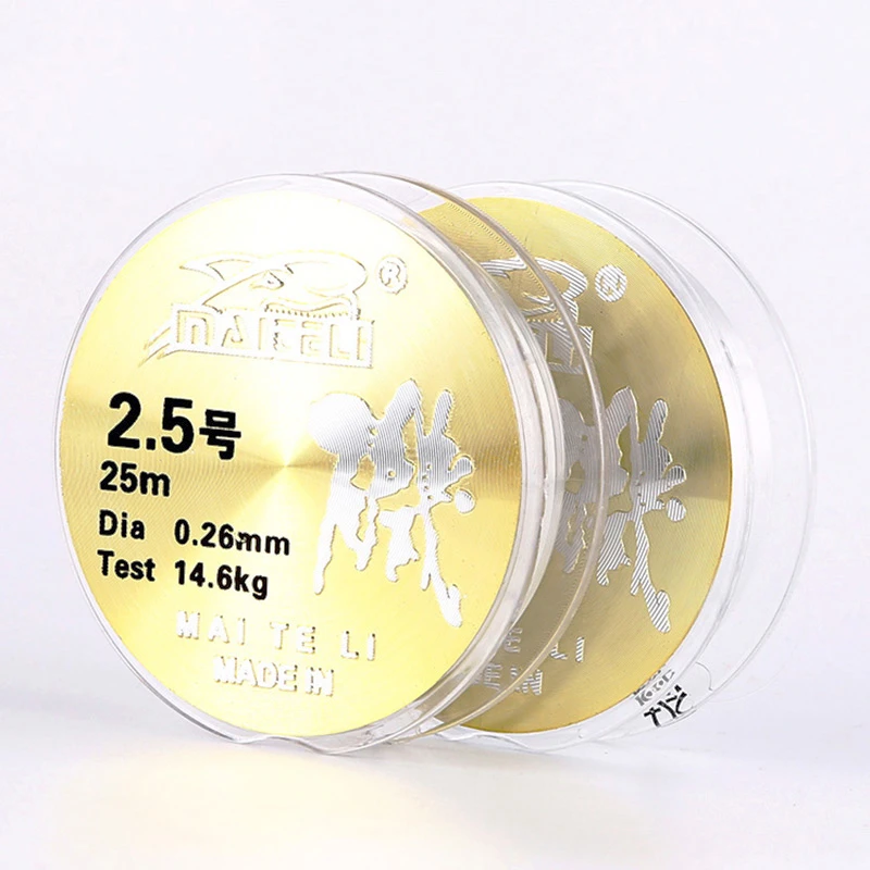 슈퍼 강한 낚시 라인 25m 루어 나일론 낚시 라인 바위 낚시 나일론 클리어 서브 메인 Monofilament 낚시 라인 잉어 Pesca title=슈퍼 강한 낚시 라인 25m 루어 나일론 낚시 라인 바위 낚시 나일론 클리어 서브 메인 Monofilament 낚시 라인 잉어 Pesca 
