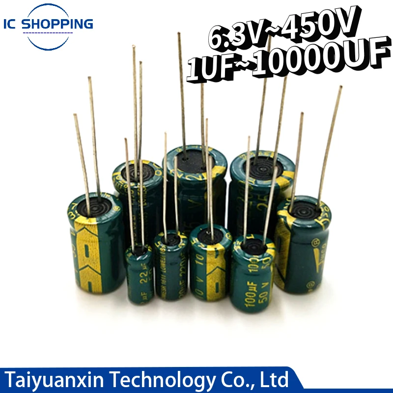 고주파 저저항 알루미늄 커패시터, 10V 16V 25V 35V 50V 63V 100V 400V 450V 100 220 330 1000 2200 3300 4700 6800UF title=고주파 저저항 알루미늄 커패시터, 10V 16V 25V 35V 50V 63V 100V 400V 450V 100 220 330 1000 2200 3300 4700 6800UF 