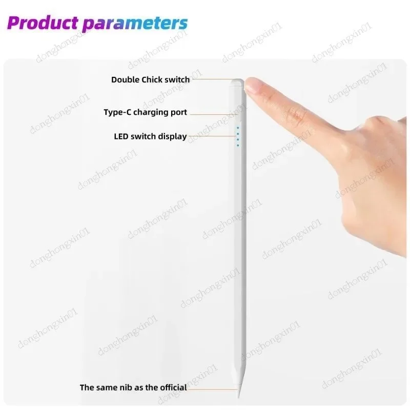 Redmi Pad SE 4G 용 범용 스타일러스 펜 Xiaomi Poco Pad 5G 5 6S Pro 12.4 Android 용량 성 펜용 8.7 인치 10.61 Pro 12.1