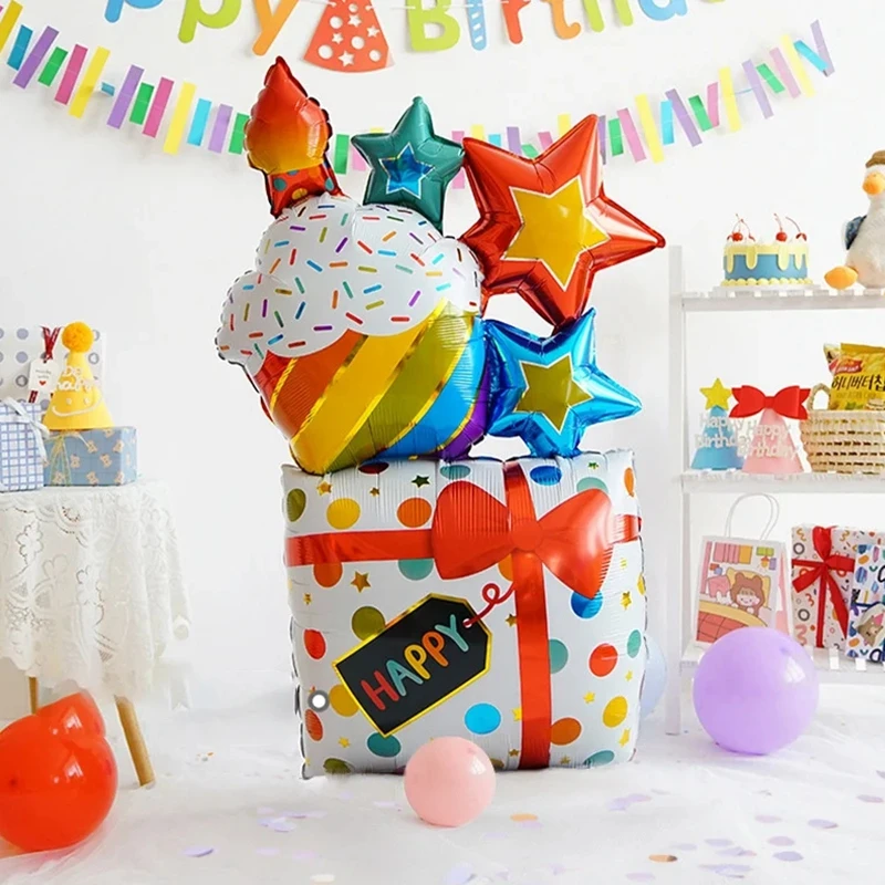 대형 생일 케이크 호일 풍선, 만화 곰 케이크 풍선, 어린이 장난감, 생일 파티 장식 용품, 사진 소품, INS title=대형 생일 케이크 호일 풍선, 만화 곰 케이크 풍선, 어린이 장난감, 생일 파티 장식 용품, 사진 소품, INS 