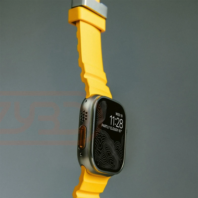 Apple Watch Ultra 2 10 9 8 7 6 SE 5 4 iWatch 용 티타늄 금속 팔찌 스트랩 용 스포츠 실리콘 밴드 42mm 44mm 45mm 46mm 49mm