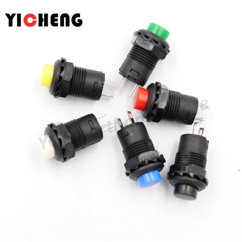 6pcs 자동 잠금/순간 푸시 버튼 스위치 DS228 DS428 12mm OFF-ON 푸시 버튼 스위치 3A /125VAC 1.5A/250VAC DS-228 DS-428 title=6pcs 자동 잠금/순간 푸시 버튼 스위치 DS228 DS428 12mm OFF-ON 푸시 버튼 스위치 3A /125VAC 1.5A/250VAC DS-228 DS-428 
