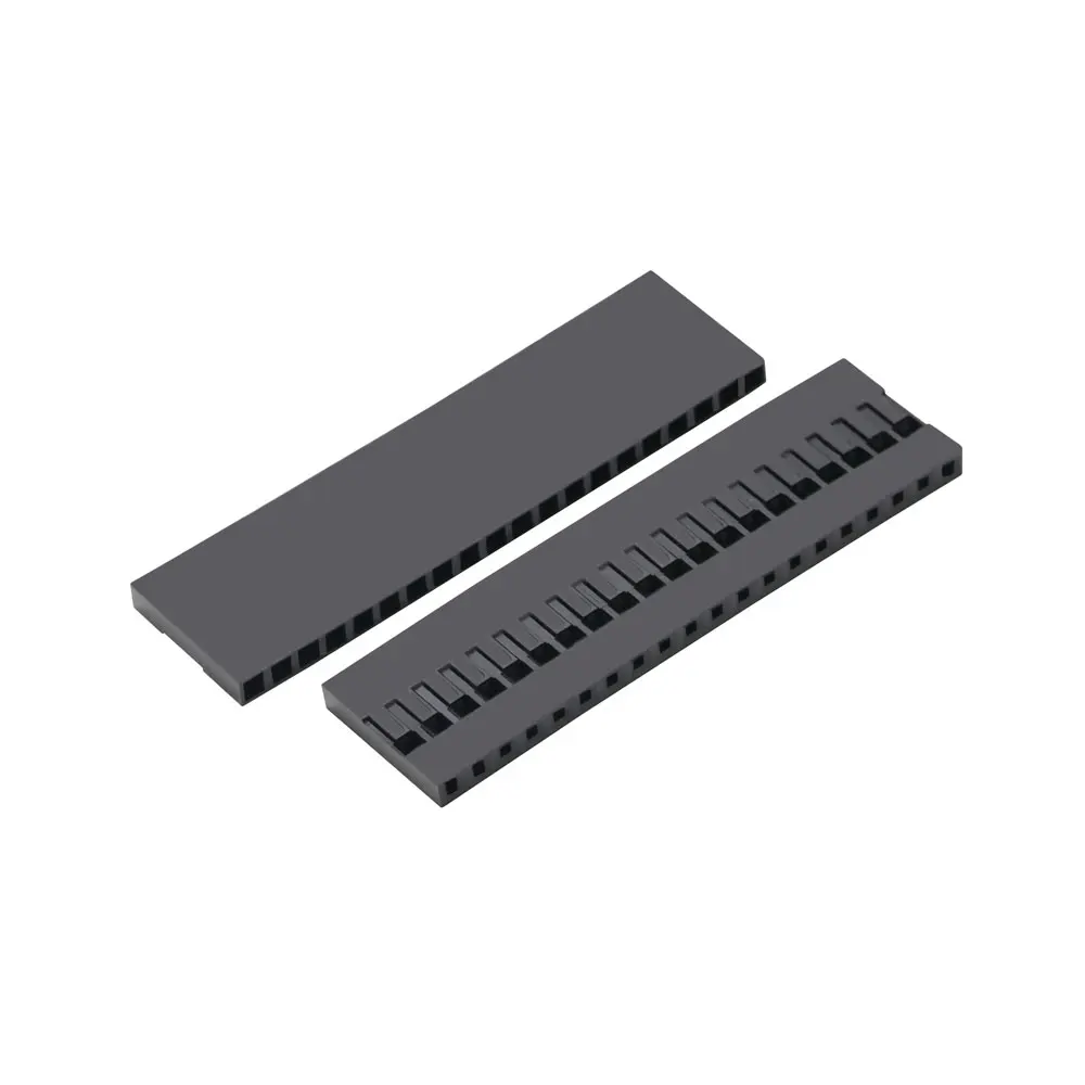TJC8 Dupont 플라스틱 쉘 플러그 2.54mm 단일 행 Dupont 커넥터 1P/2P/3P/4P/5P/6P/7P/8P/9P/10P/11P/12P/20P 하우징 암 핀