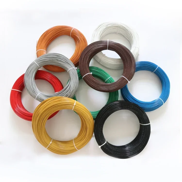 5M/10M UL1332 PTFE 와이어 30/28/26/24/22/20/18/16/14/13/12/10 AWG FEP 3D 프린터용 고온 전자 케이블 절연