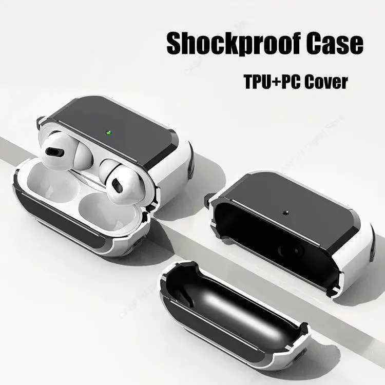 AirPods Pro 2 2023용 케이스 AirPods 4용 USB C 보호 이어폰 케이스 4th Pro2 3세대 Funda For Air Pods Pro2 2nd Cover