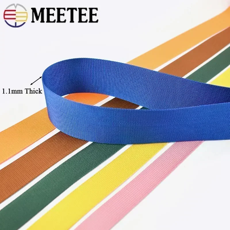 5 미터 20-38mm 육군 녹색 나일론 웨빙 테이프 트림 재봉 재료 안전 벨트 배낭 스트랩 가방 버클 의류 액세서리