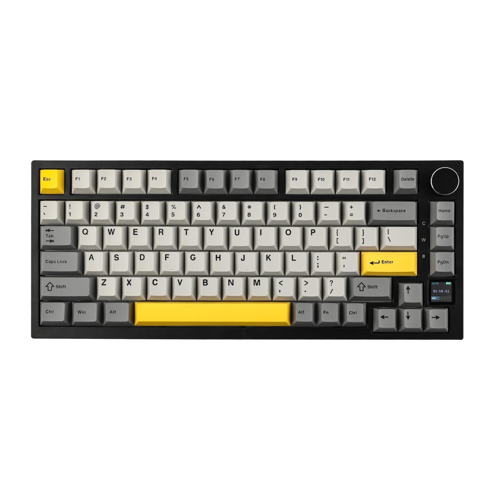 Ajazz 75% 개스킷 장착 블루투스 5.1, 2.4G 무선, C 타입 유선 기계식 키보드, Mac/Win용 TFT 스크린 포함, AK820 Pro title=Ajazz 75% 개스킷 장착 블루투스 5.1, 2.4G 무선, C 타입 유선 기계식 키보드, Mac/Win용 TFT 스크린 포함, AK820 Pro 
