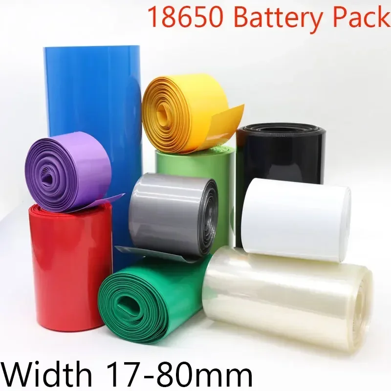 18650 Lipo 배터리 PVC 열 수축 튜브 팩 폭 17mm ~ 80mm 절연 필름 랩 리튬 케이스 케이블 슬리브 블루 title=18650 Lipo 배터리 PVC 열 수축 튜브 팩 폭 17mm ~ 80mm 절연 필름 랩 리튬 케이스 케이블 슬리브 블루 