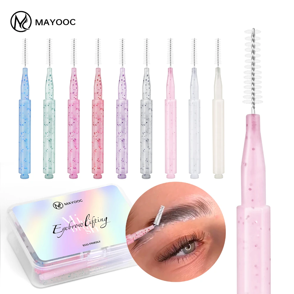 MAYOOC 미니 눈썹 브러시 눈썹 파마 브러시 일회용 눈썹 리프팅 브러쉬 구부릴 수있는 마이크로 속눈썹 브러시 애플리케이터 도구 title=MAYOOC 미니 눈썹 브러시 눈썹 파마 브러시 일회용 눈썹 리프팅 브러쉬 구부릴 수있는 마이크로 속눈썹 브러시 애플리케이터 도구 