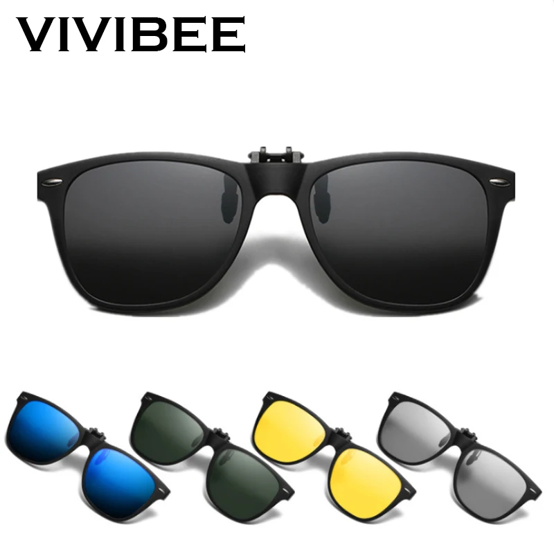 VIVIBEE 남성용 광변색 편광 렌즈 선글라스에 클립 뒤집기 여성용 클립이 있는 선글라스 운전 2025 Trending Product title=VIVIBEE 남성용 광변색 편광 렌즈 선글라스에 클립 뒤집기 여성용 클립이 있는 선글라스 운전 2025 Trending Product 