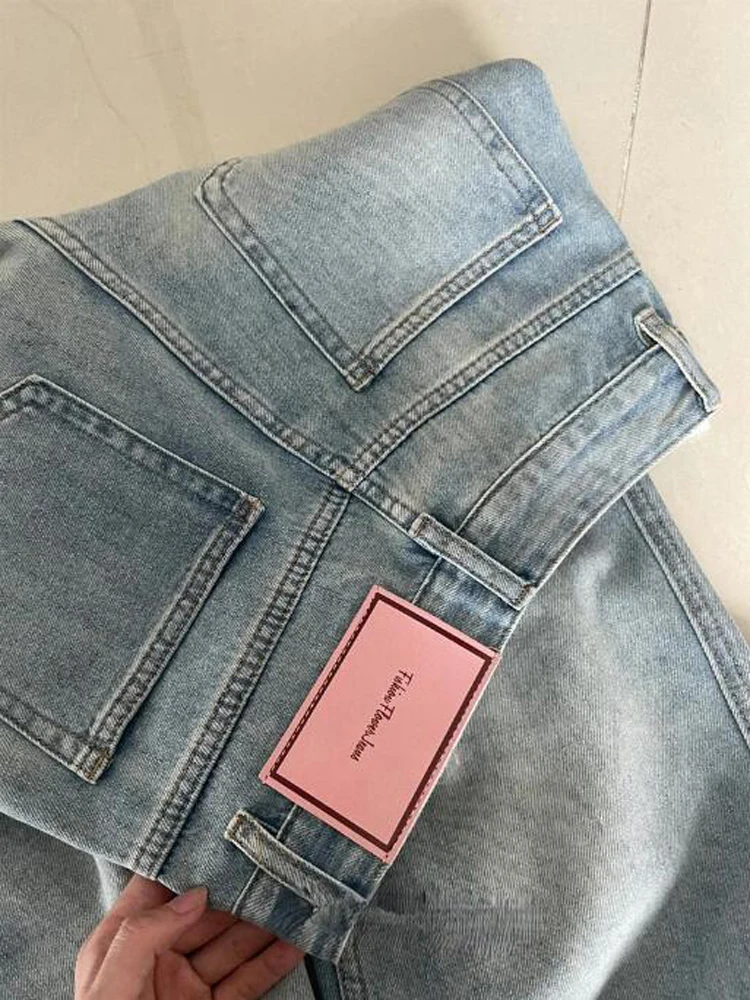 여성 넓은 다리 헐렁한 청바지 레이디 빈티지 Y2K 펑크 낮은 상승 허리 느슨한 데님 바지 streetwear 패션 쓰레기 긴 스케이팅 바지