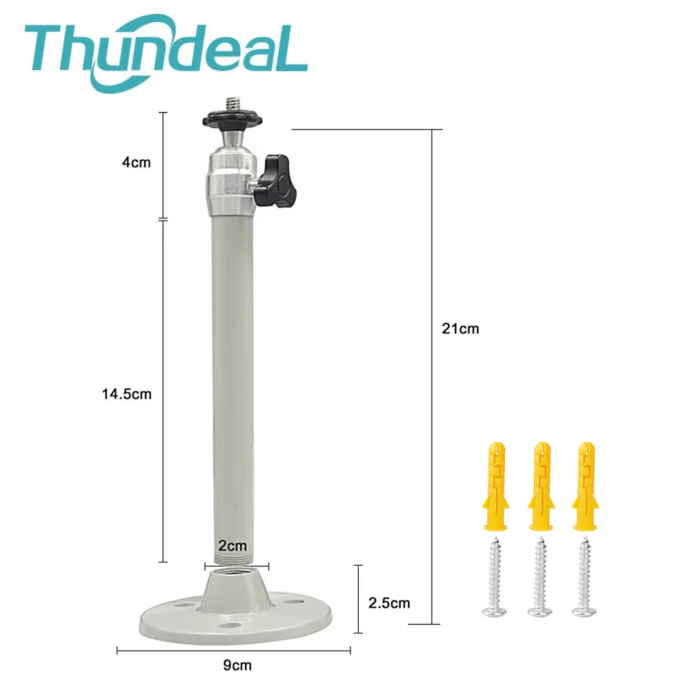6mm 21cm 프로젝터 삼각대 금속 벽 천장 마운트 1/4 홀더 스탠드 장착 HY300 Pro P30 TD80W 미니 프로젝터 카메라 브래킷
