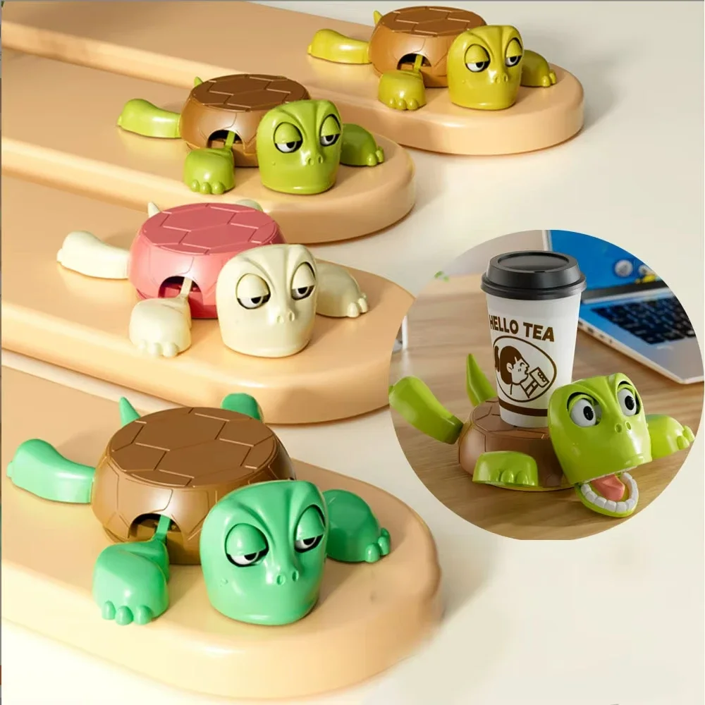 크리 에이 티브 코스터 거북이 컵 패드 차 커피 머그잔 음료 홀더 식기 장식 3d 인쇄 장식 홈 장식