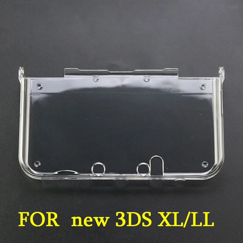 Cltgxdd 플라스틱 투명 크리스탈 보호 하드 케이스 커버, PSP PSV GBA SP NDSL DSI NDSI XL 3DS XL 3DS XLL 콘솔용, 1 개