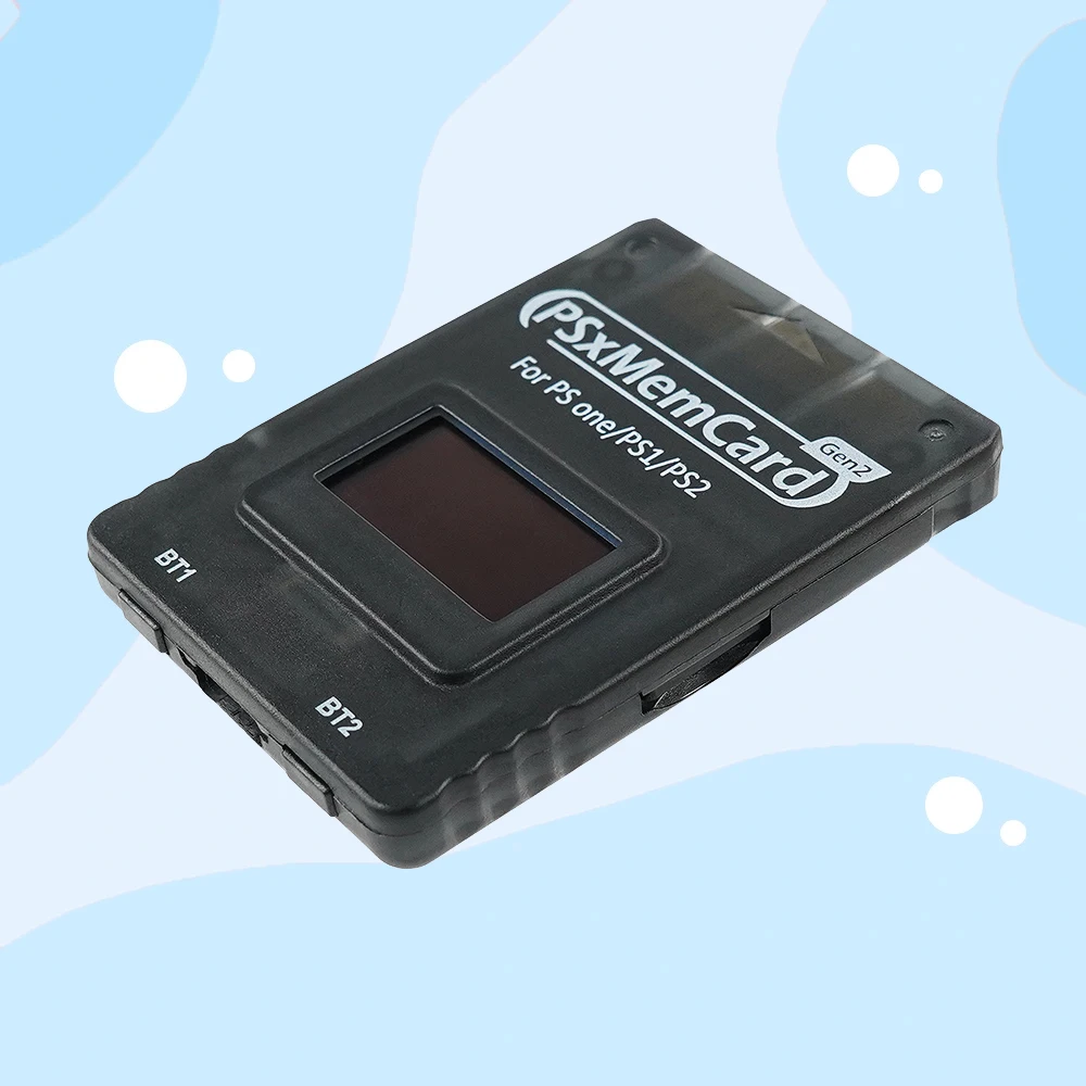 BitFunx PSxMemCard Gen2 SD2PSX 메모리 카드(PS1/PS2용) SD 카드 리더 카드 어댑터(PS One 게임 콘솔용) 데이터 게임 카드 저장
