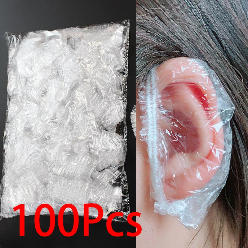 100Pcs 일회용 머리 염색 귀마개 방수 귀 덮개 베이킹 오일 워시 샤워 입욕 이발사 미용 청소 액세서리 title=100Pcs 일회용 머리 염색 귀마개 방수 귀 덮개 베이킹 오일 워시 샤워 입욕 이발사 미용 청소 액세서리 