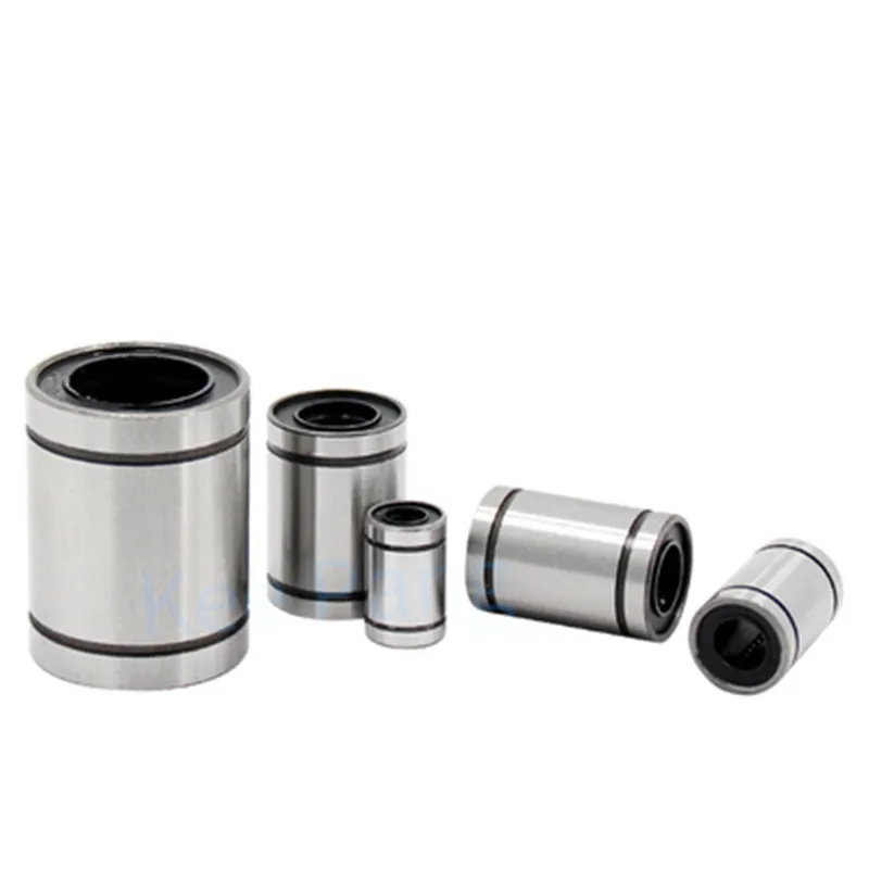 1/10PCS LM8UU LM10UU LM16UU LM12UU 선형 볼 베어링 선형 부싱 8mm 막대 라이너 레일 선형 샤프트 부품 DIY CNC 3D 프린터