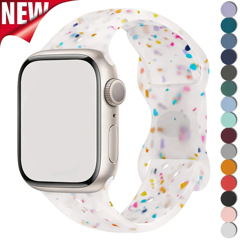 Apple Watch 밴드 울트라 2 용 실리콘 스트랩 49mm 46mm 42mm 45mm 44mm 40 41mm 투명 팔찌 IWatch 시리즈 S10 9 8 7 6 5 SE title=Apple Watch 밴드 울트라 2 용 실리콘 스트랩 49mm 46mm 42mm 45mm 44mm 40 41mm 투명 팔찌 IWatch 시리즈 S10 9 8 7 6 5 SE 
