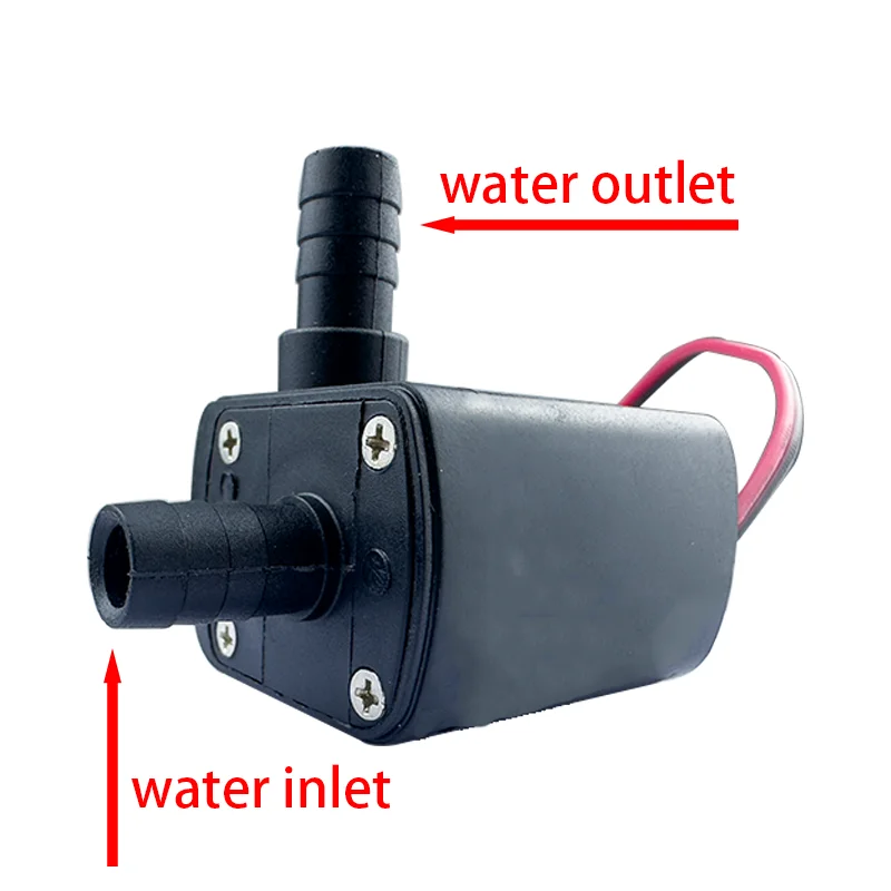 4.8W 5.8W 240L/H 자동 물고기 탱크 펌프 DC 12V 24V 태양열 브러시리스 모터 풀 순환 잠수정 펌프 워터 펌프